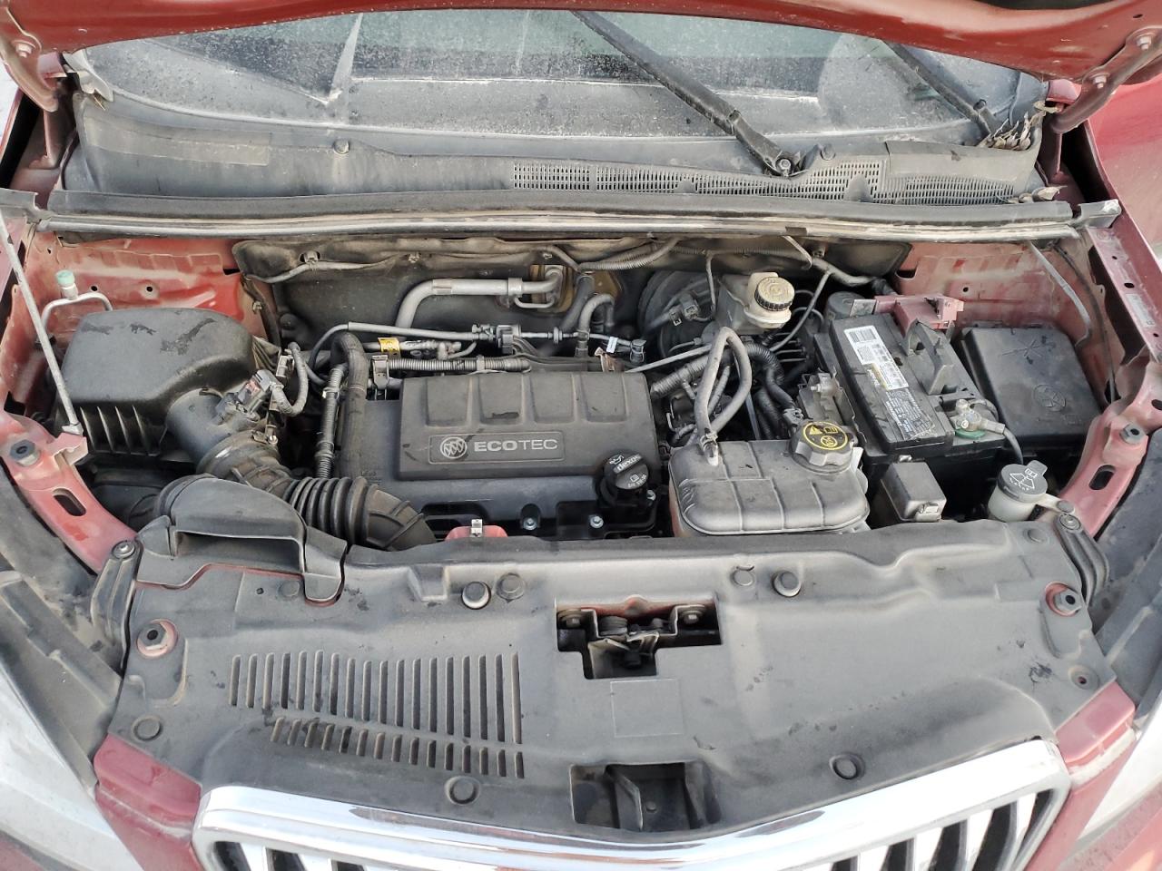 2015 Buick Encore VIN KL4CJBSB8FB070714 Copart auction photo, rear end / minor dent/scratches damage thumbnail 12