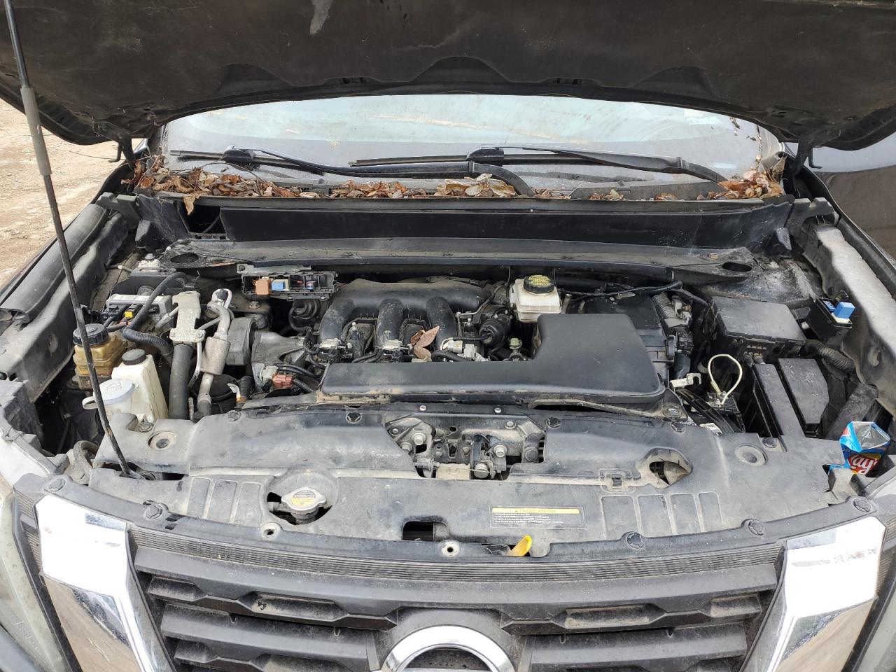 2017 Nissan Pathfinder VIN 5N1DR2MN1HC653774 Copart auction photo, burn damage thumbnail 13