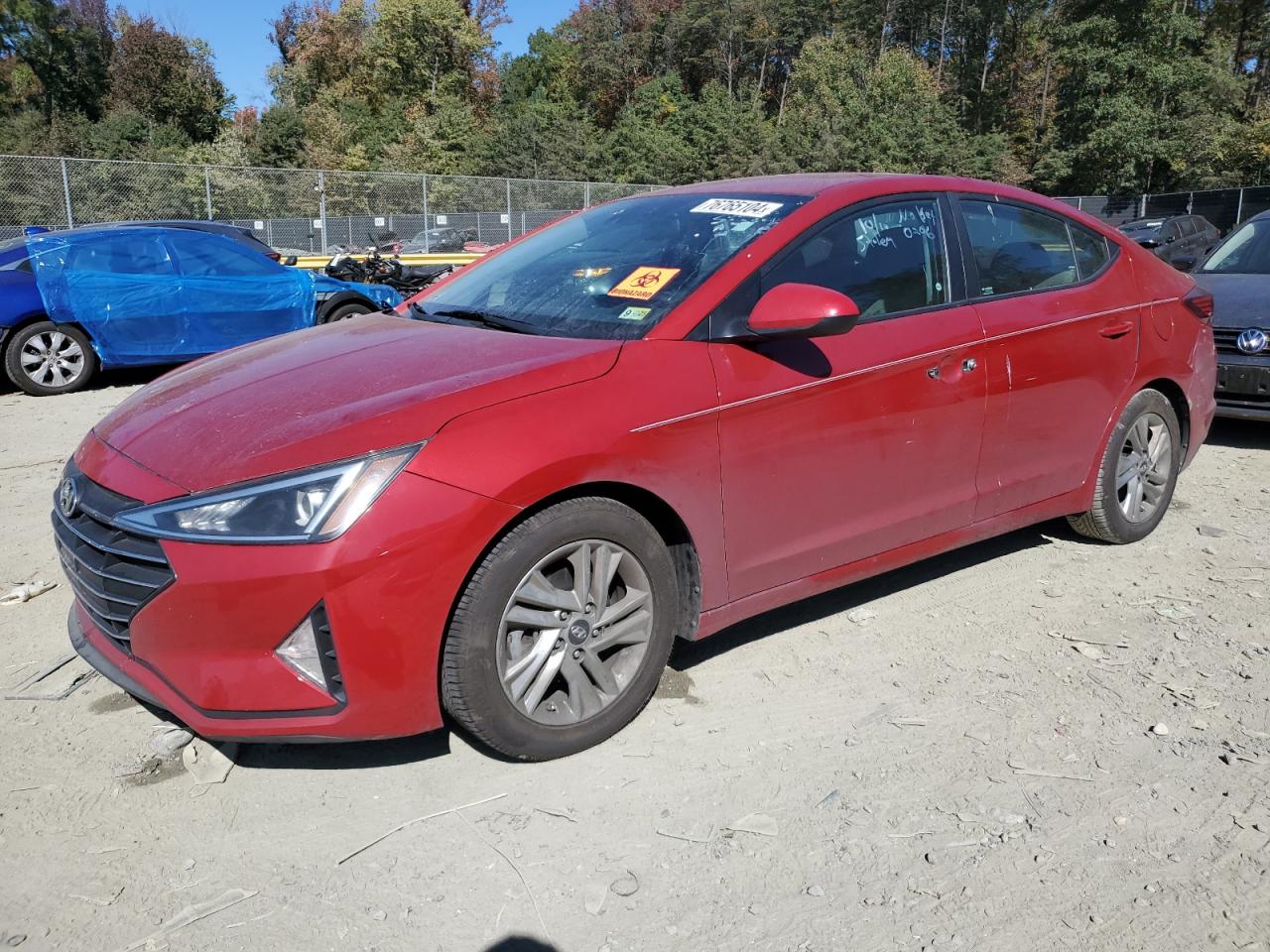 2020 Hyundai Elantra VIN KMHD84LF6LU071794