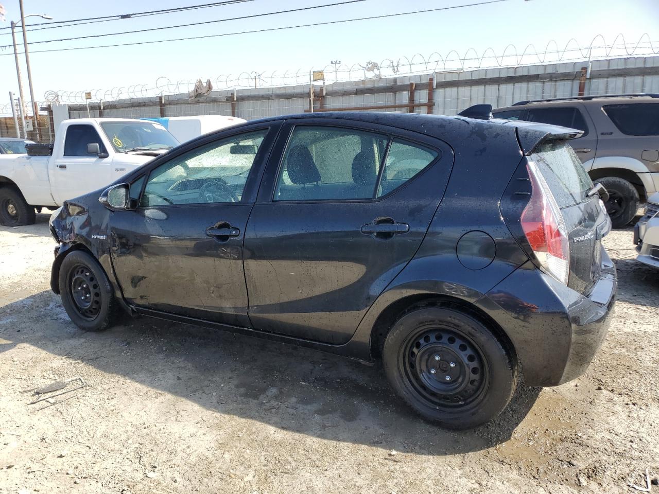 2015 Toyota Prius VIN JTDKDTB31F1105476 Copart auction photo, front end / side damage thumbnail 2