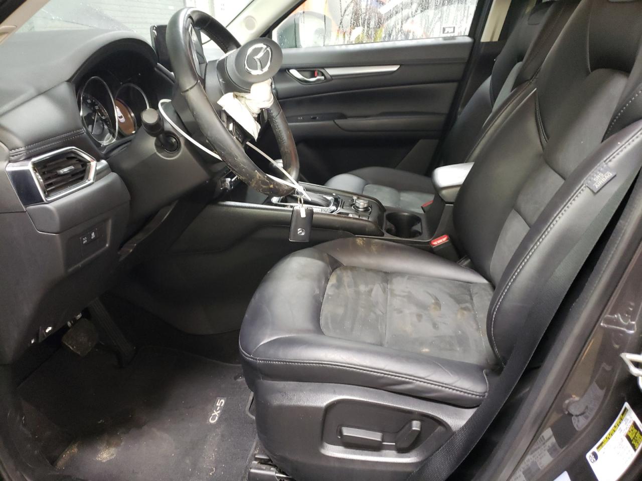 2021 Mazda CX-5 VIN JM3KFACM9M0333810 Copart auction photo, front end / side damage thumbnail 7