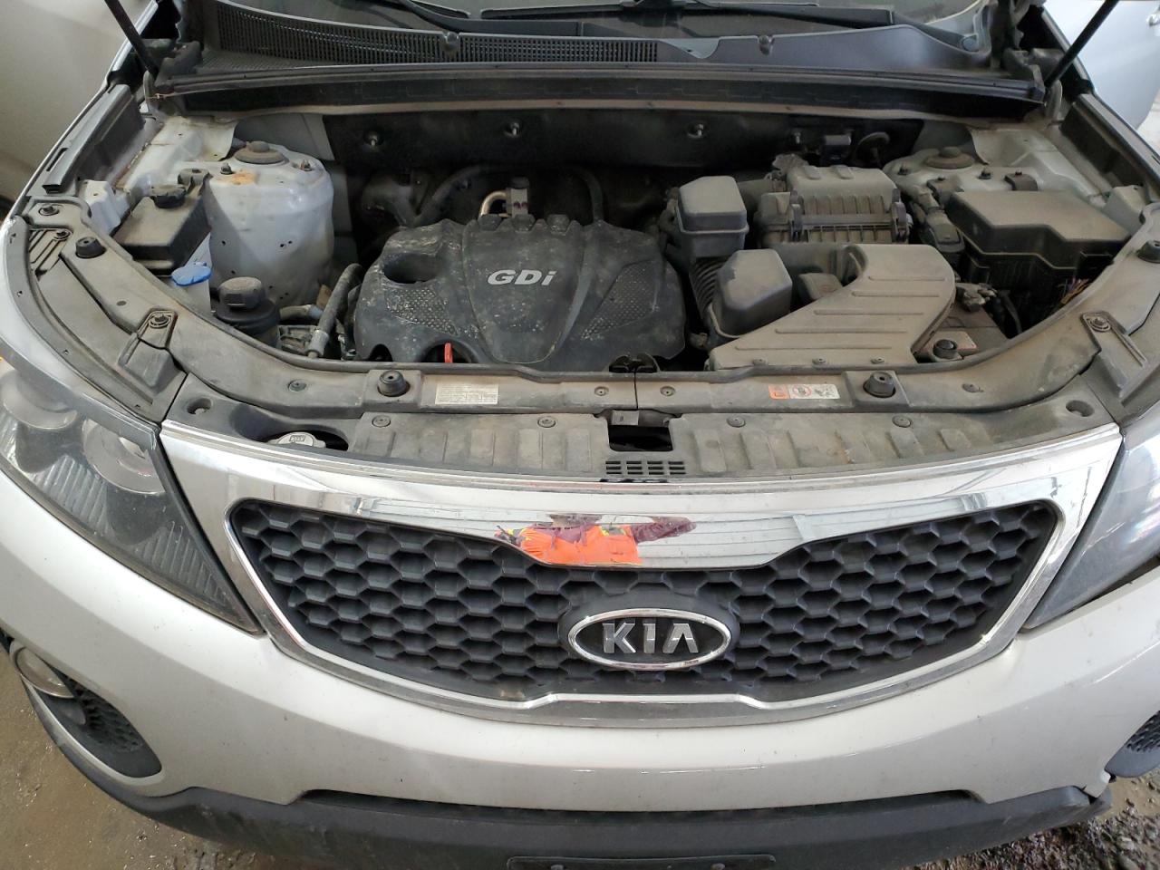 2013 KIA Sorento VIN 5XYKT3A66DG414680 Copart auction photo, front end / side damage thumbnail 12