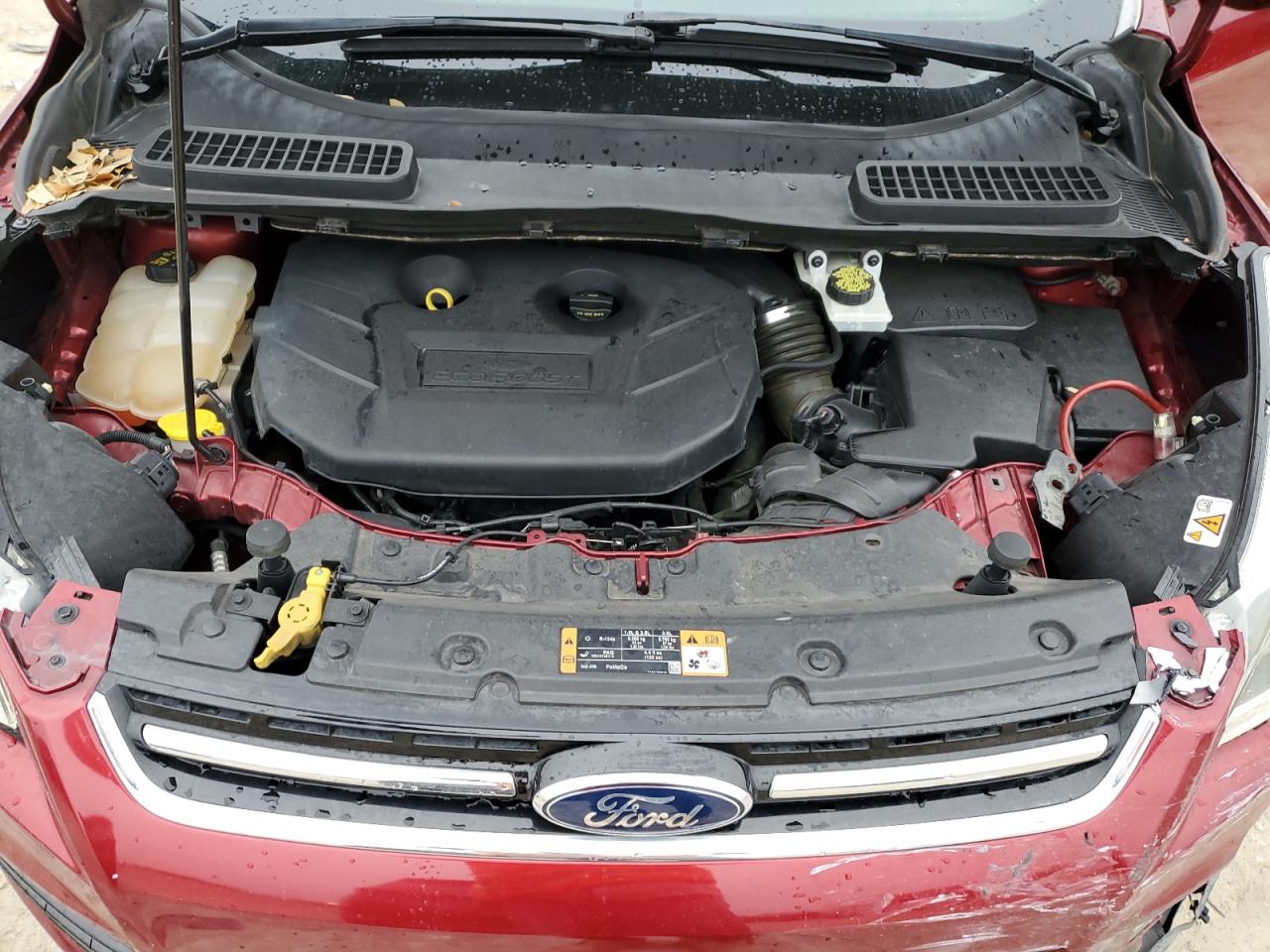 2016 Ford Escape VIN 1FMCU0J94GUA09264 Copart auction photo, front end damage thumbnail 13