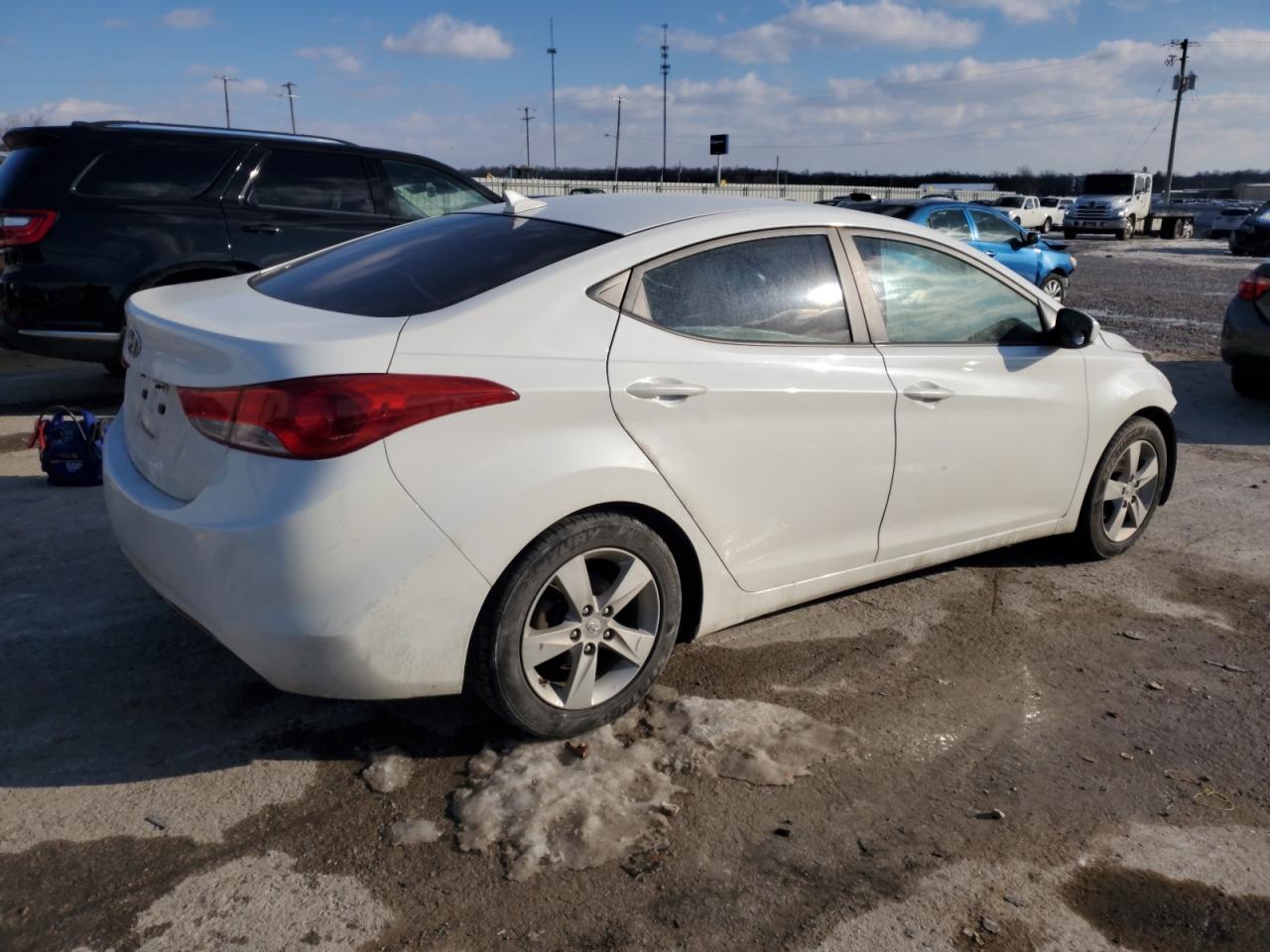 2013 Hyundai Elantra VIN 5NPDH4AE9DH160821 Copart auction photo, front end damage thumbnail 3