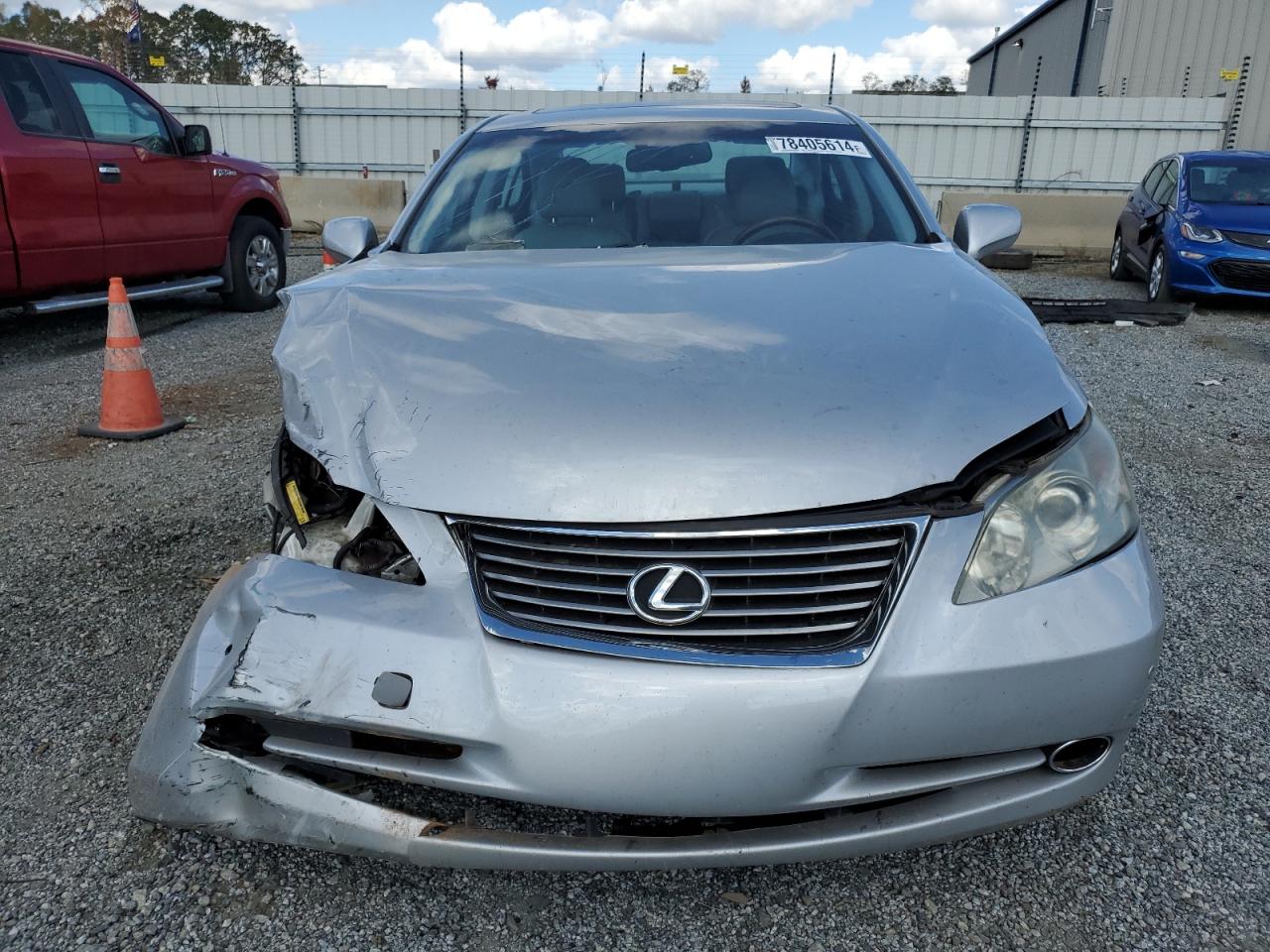 2008 Lexus ES VIN JTHBJ46G182225687 Copart auction photo, front end / minor dent/scratches damage thumbnail 5