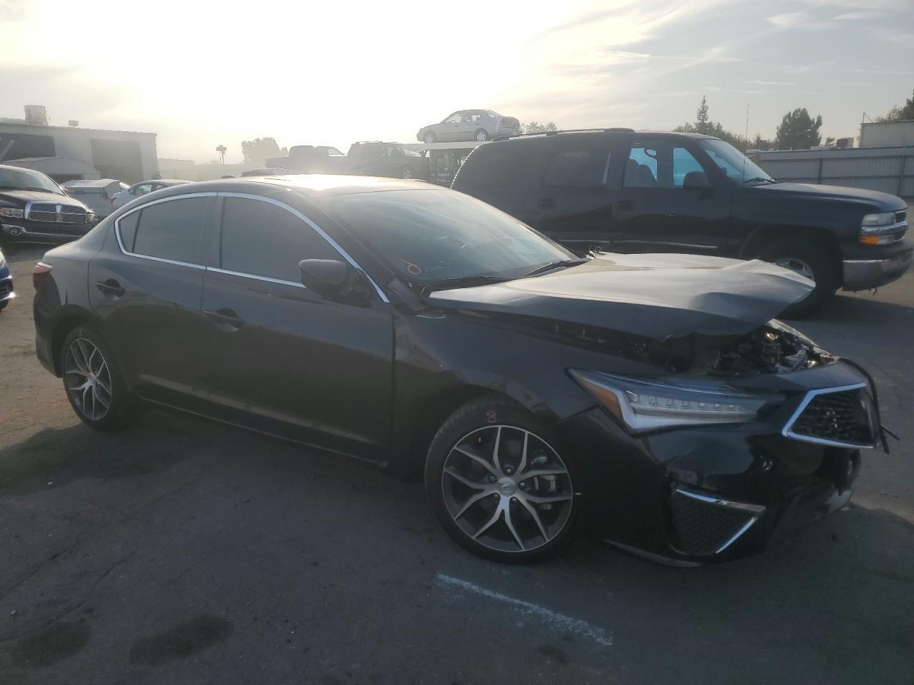 2022 Acura ILX VIN 19UDE2F75NA001392 Copart auction photo, front end / side damage thumbnail 4
