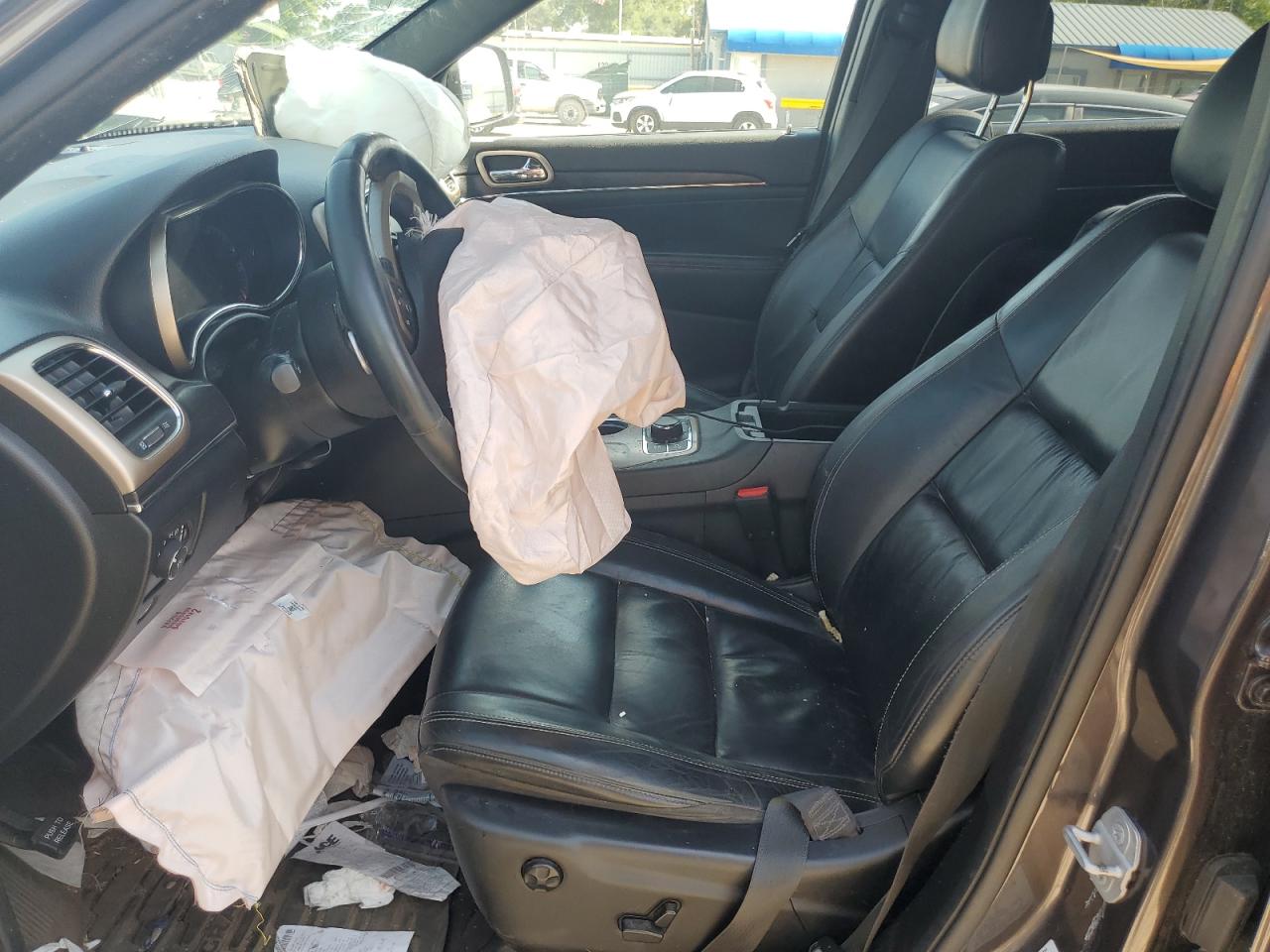2015 Jeep Grand Cherokee VIN 1C4RJFBG1FC855685 Copart auction photo, front end / side damage thumbnail 7