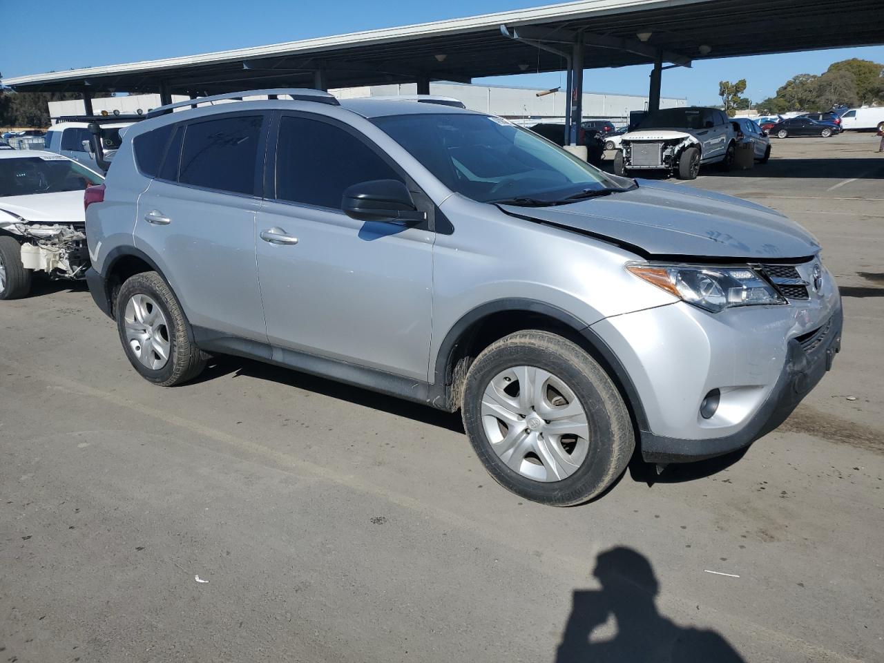 2014 Toyota RAV 4 VIN 2T3ZFREV1EW080281 Copart auction photo, rear end / front end damage thumbnail 4