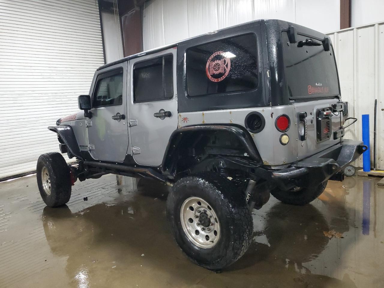 2017 Jeep Wrangler VIN 1C4BJWFG6HL651706 Copart auction photo, side damage thumbnail 2