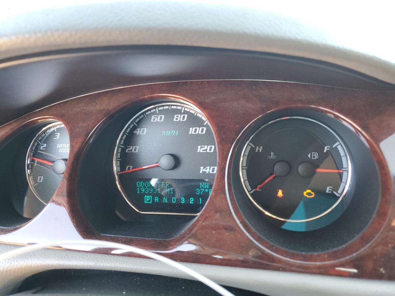 2009 Buick Lucerne VIN 1G4HD57M49U112637 Copart auction photo, front end damage thumbnail 9