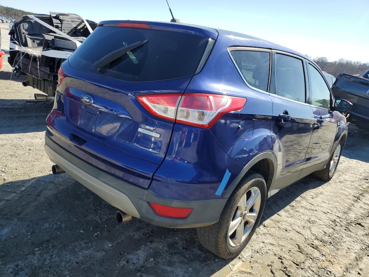 2013 Ford Escape VIN 1FMCU0GX0DUD34947 Copart auction photo, front end damage thumbnail 3