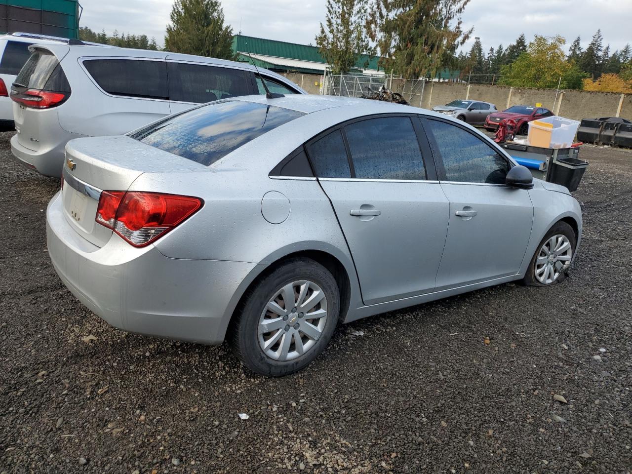 2011 Chevrolet Cruze VIN 1G1PD5SH7B7298861 Copart auction photo, front end / undercarriage damage thumbnail 3
