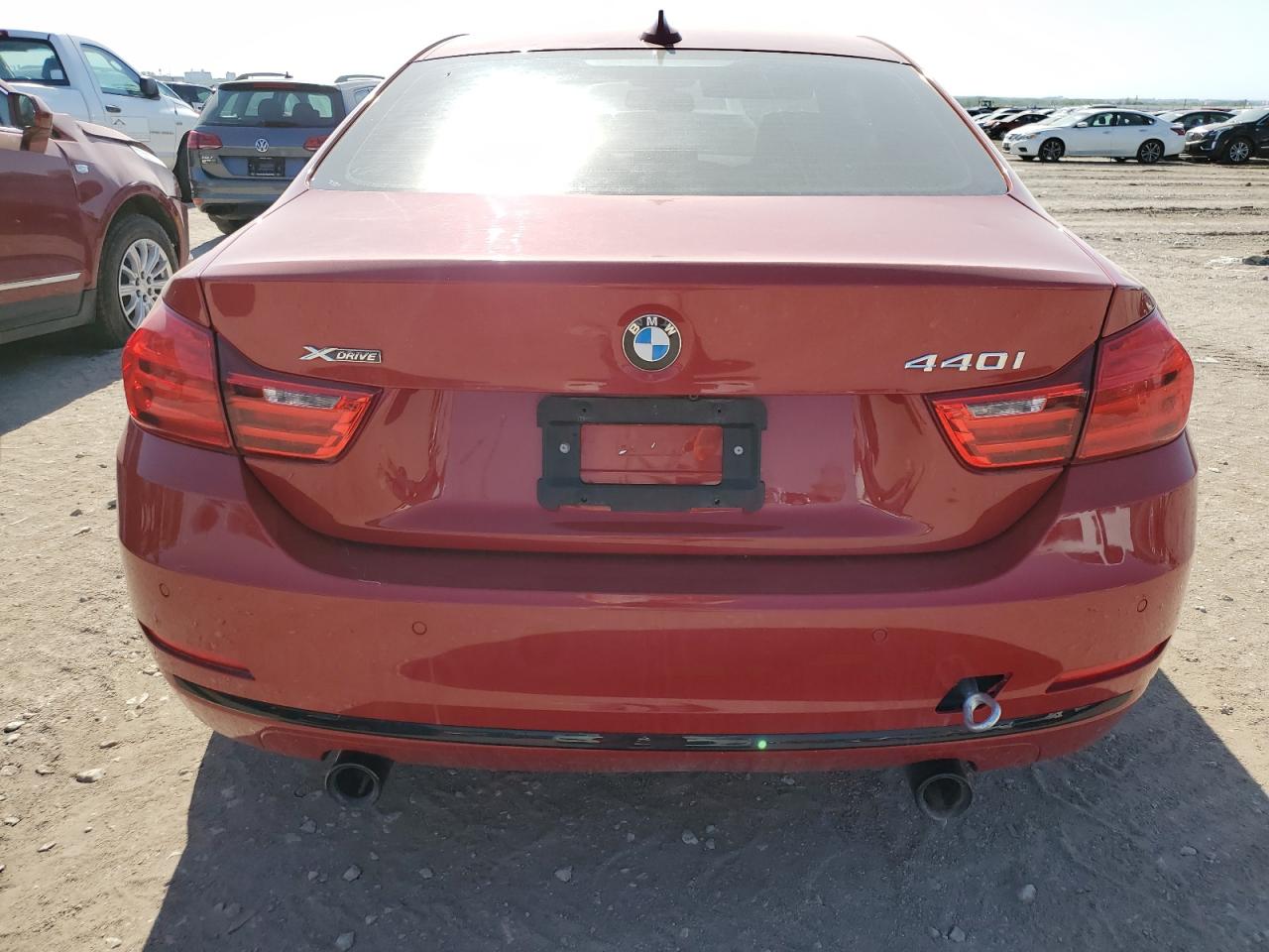 2017 BMW 4er VIN WBA4P3C33HK528763 Copart auction photo, mechanical / hail damage thumbnail 6