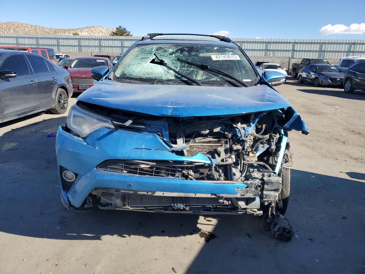 2017 Toyota RAV 4 VIN JTMDJREV3HD101223 Copart auction photo, front end damage thumbnail 5