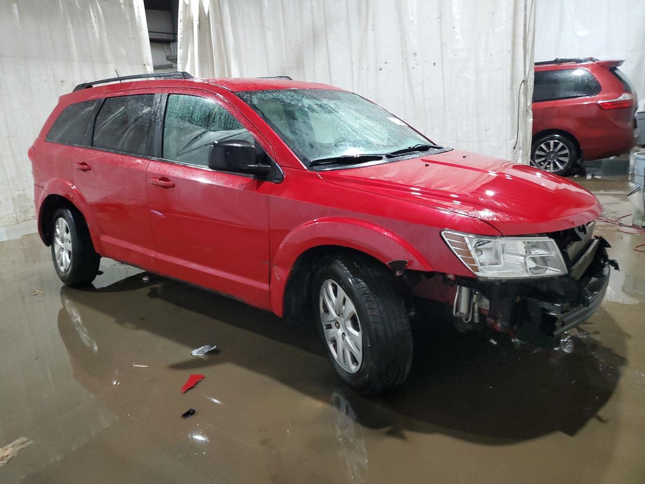 2015 Dodge Journey VIN 3C4PDCAB7FT745408 Copart auction photo, front end / undercarriage damage thumbnail 4