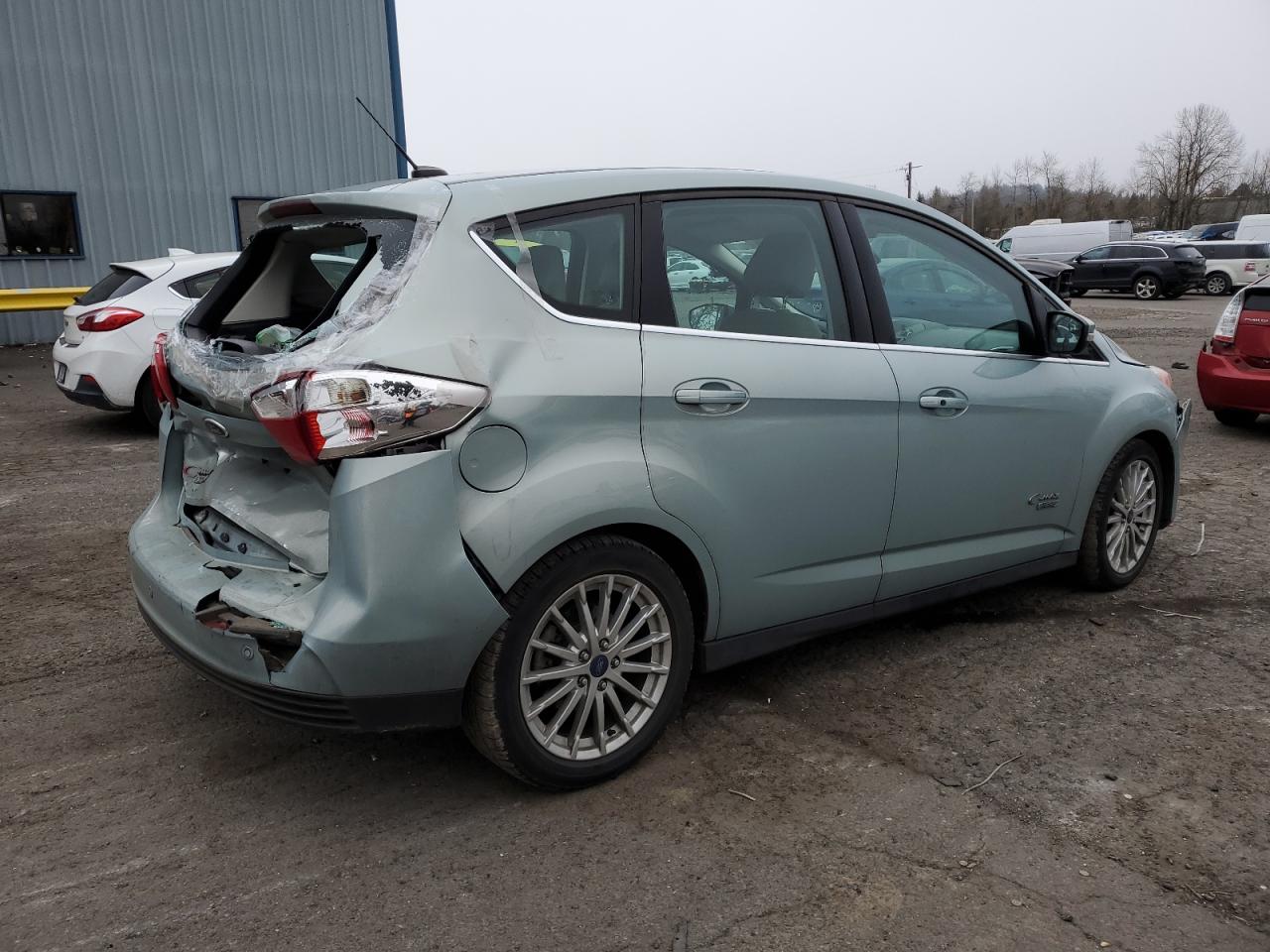 2013 Ford C-MAX VIN 1FADP5CU4DL540096 Copart auction photo, rear end damage thumbnail 3