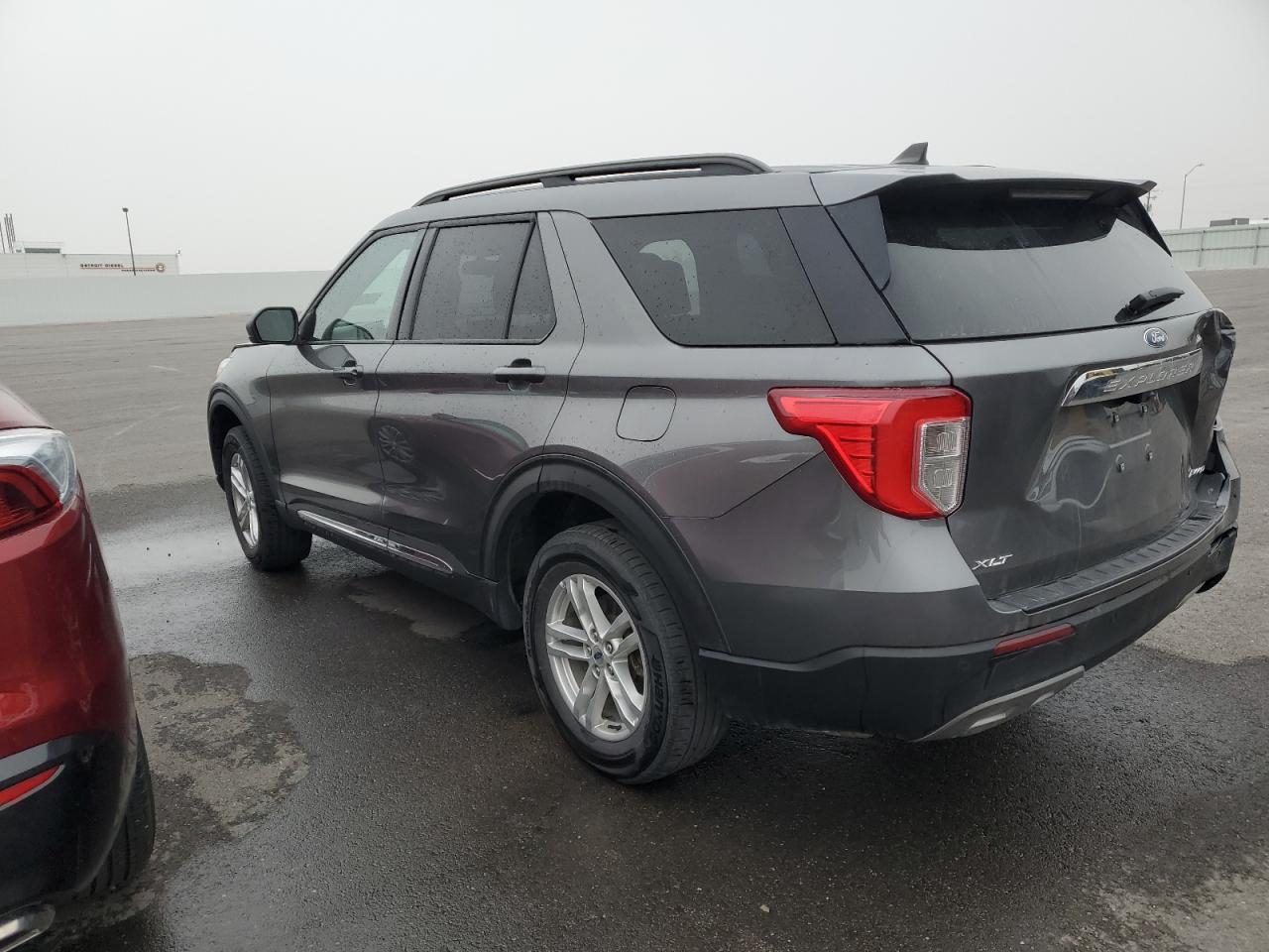 2023 Ford Explorer VIN 1FMSK8DH5PGA60547 Copart auction photo, rear end damage thumbnail 2