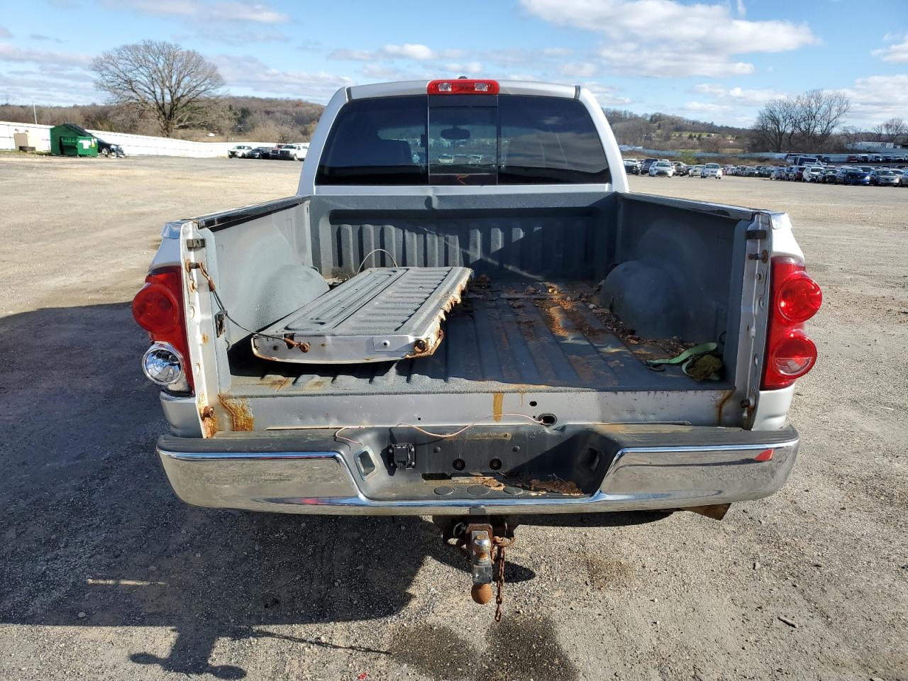 2007 Dodge RAM VIN 3D3KS29A87G843998 Copart auction photo, rear end damage thumbnail 6