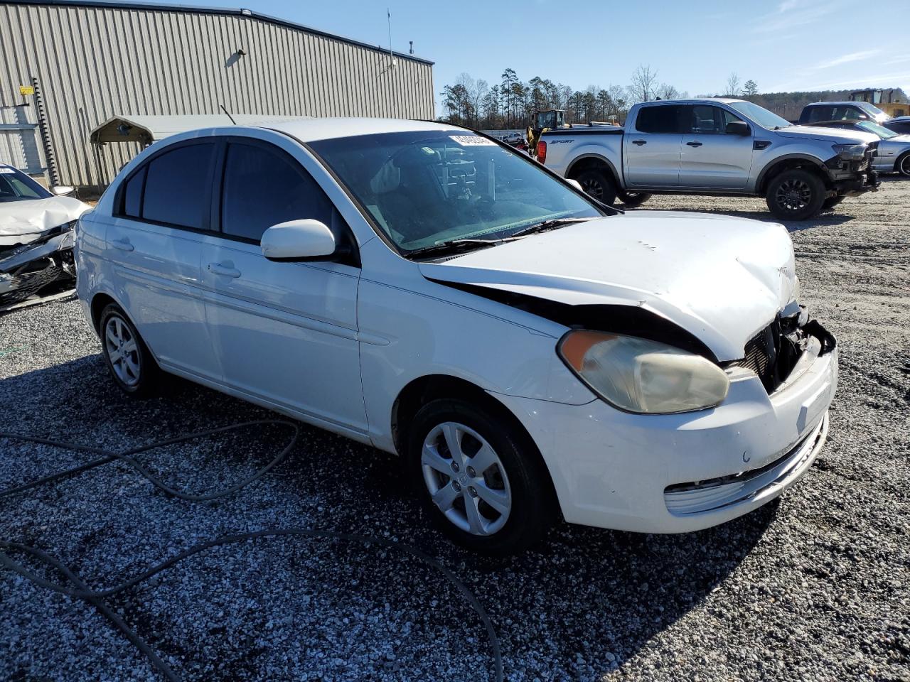 2010 Hyundai Accent VIN KMHCN4AC0AU425996 Copart auction photo, front end damage thumbnail 4
