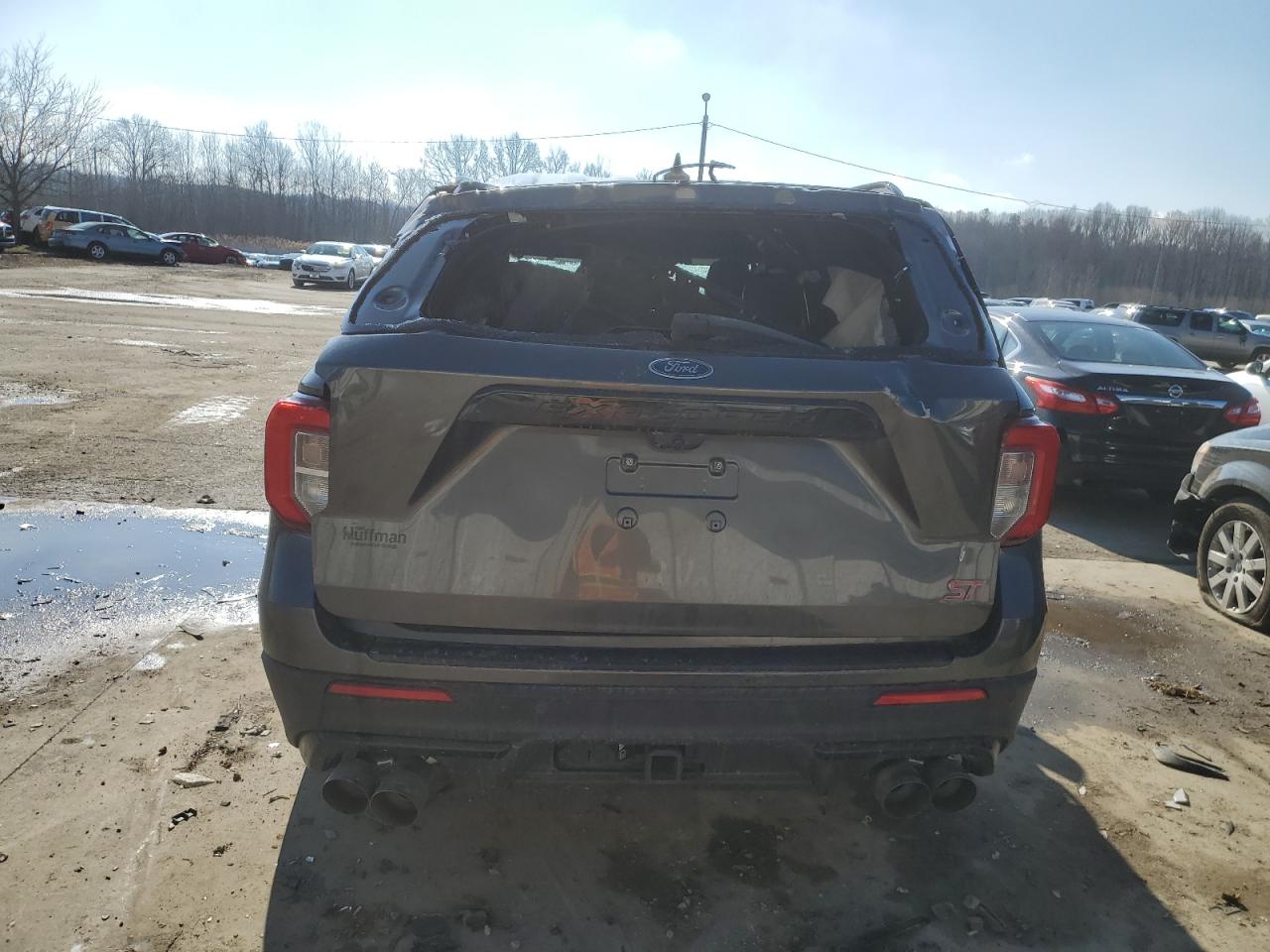 2020 Ford Explorer VIN 1FM5K8GC8LGB20554 Copart auction photo, rollover damage thumbnail 6