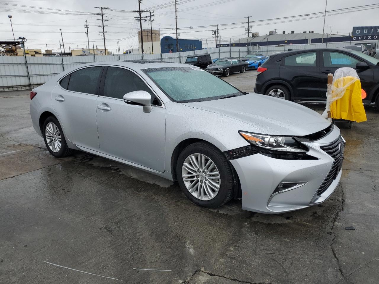 2016 Lexus ES VIN JTHBK1GG3G2228549 Copart auction photo, front end / side damage thumbnail 4