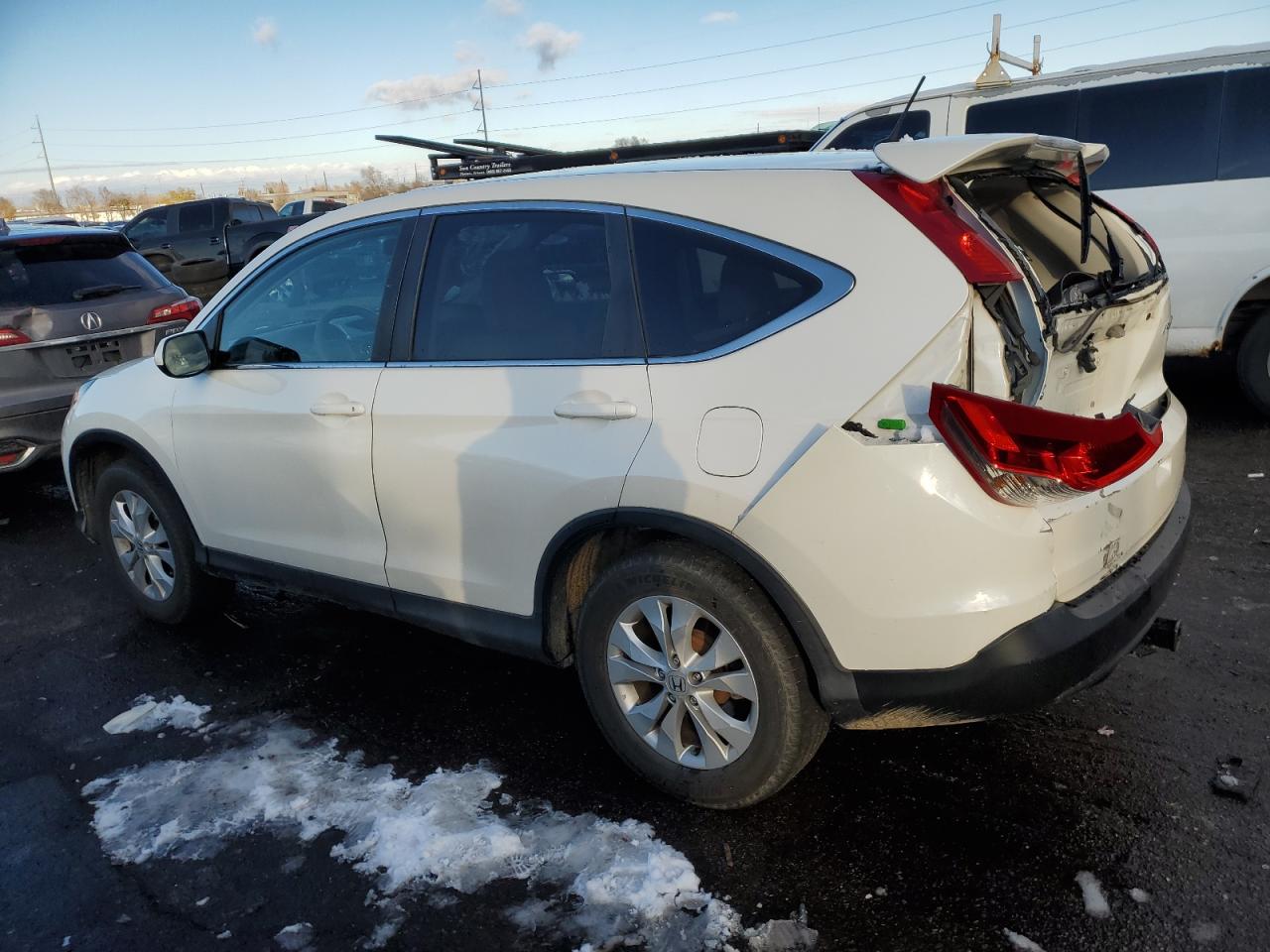 2014 Honda CR-V VIN 5J6RM4H51EL037402 Copart auction photo, rear end damage thumbnail 2