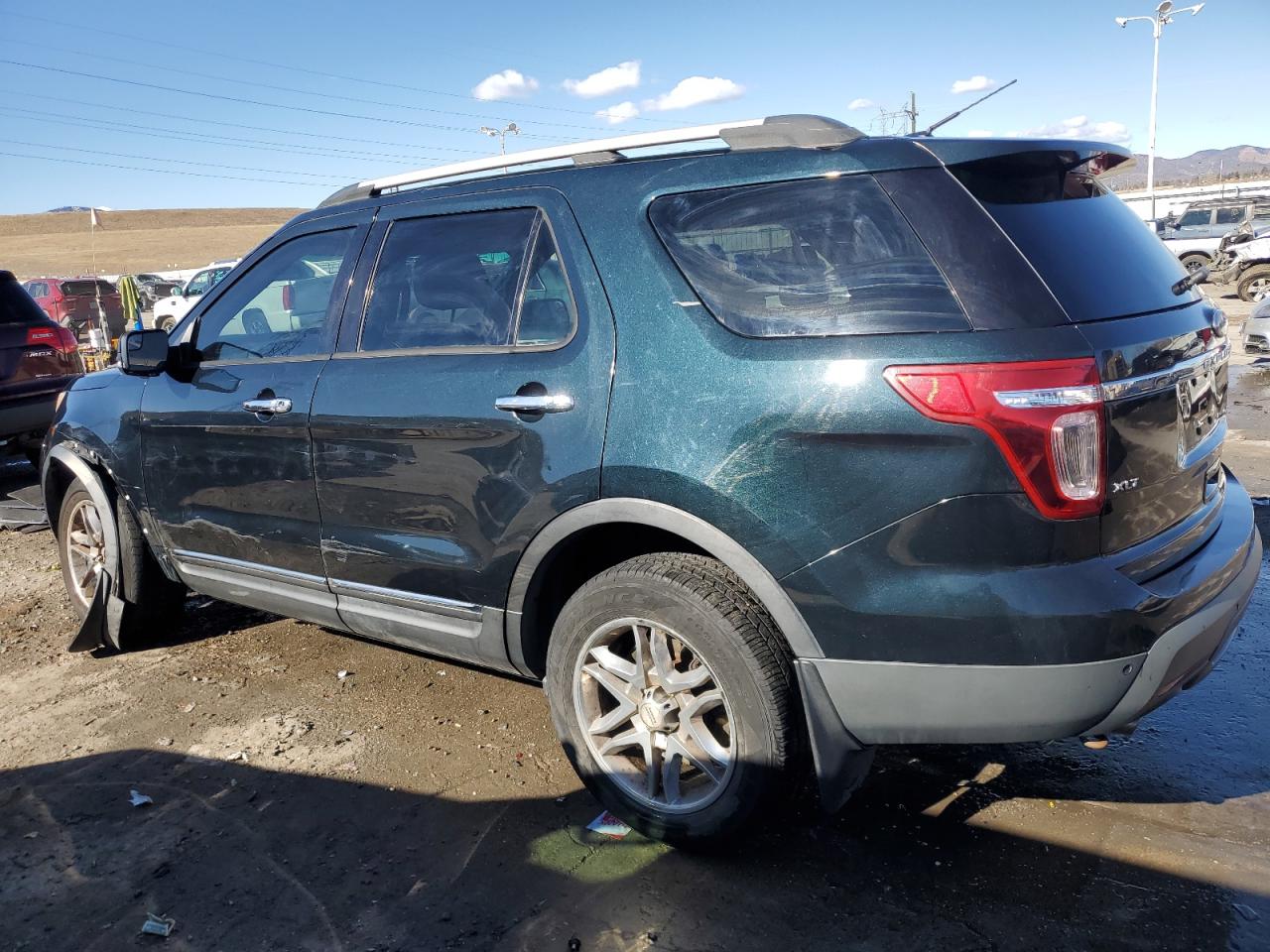 2014 Ford Explorer VIN 1FM5K8D89EGB29332 Copart auction photo, side / hail damage thumbnail 2