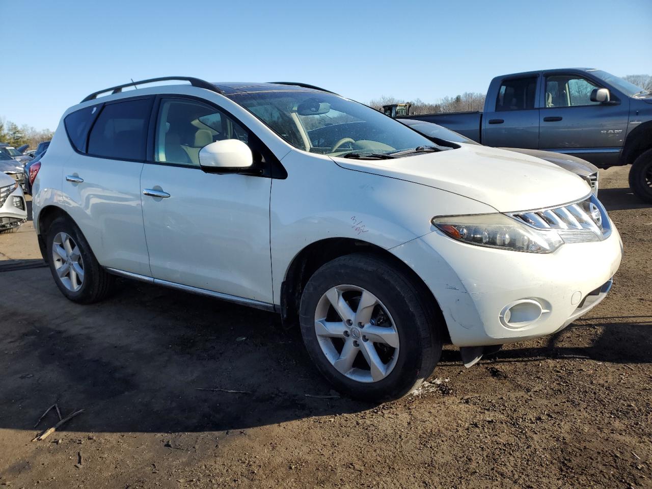 2009 Nissan Murano VIN JN8AZ18W49W160633 Copart auction photo, undercarriage damage thumbnail 4