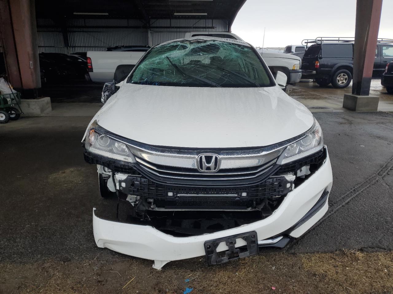 2017 Honda Accord VIN 1HGCR2F71HA013687 Copart auction photo, rollover damage thumbnail 5