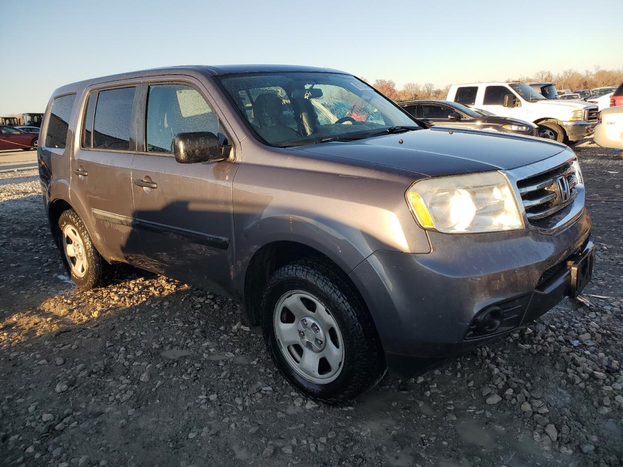 2014 Honda Pilot VIN 5FNYF4H29EB005222 Copart auction photo, front end damage thumbnail 4