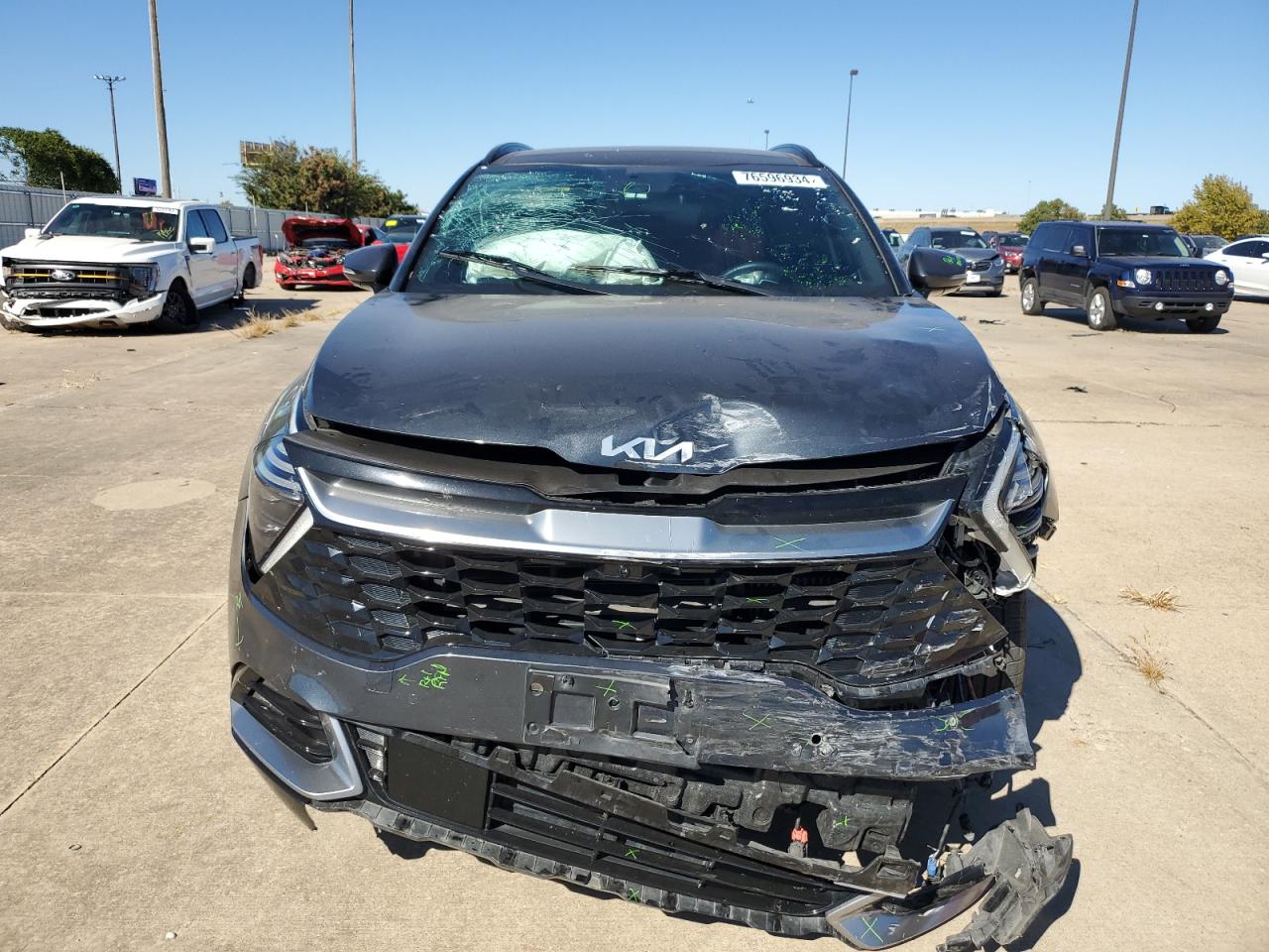 2023 KIA Sportage VIN KNDPXCAGXP7020247 Copart auction photo, front end / minor dent/scratches damage thumbnail 5