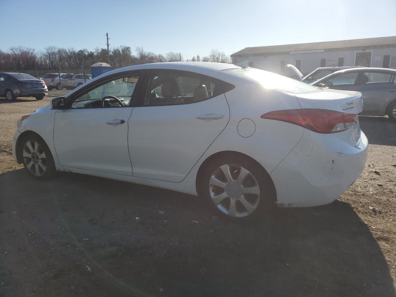 2013 Hyundai Elantra VIN 5NPDH4AE0DH296299 Copart auction photo, vandalism / front end damage thumbnail 2