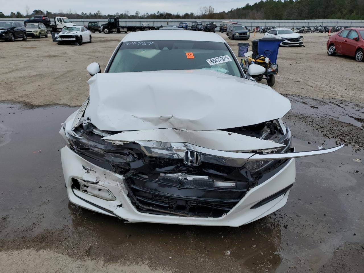 2020 Honda Accord VIN 1HGCV1F19LA010787 Copart auction photo, all over damage thumbnail 5