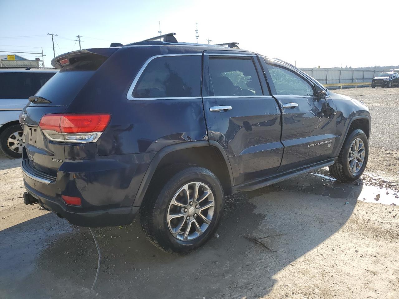2014 Jeep Grand Cherokee VIN 1C4RJFBMXEC423052 Copart auction photo, rollover damage thumbnail 3
