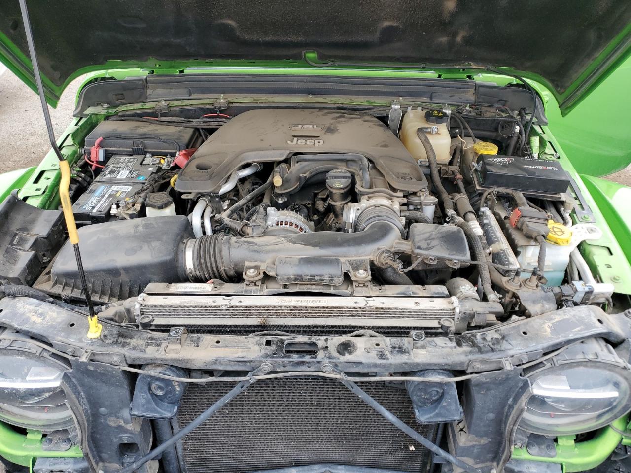 2019 Jeep Wrangler VIN 1C4HJXFGXKW580970 Copart auction photo, front end / frame damage damage thumbnail 11