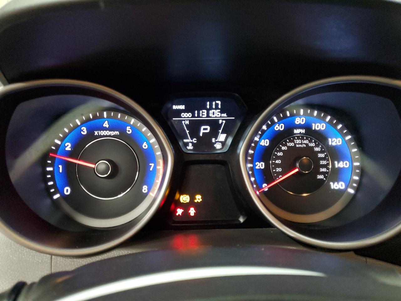 2013 Hyundai Elantra VIN KMHDH4AE3DU947135 Copart auction photo, all over damage thumbnail 9