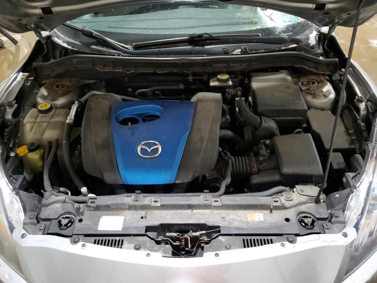 2012 Mazda 3 VIN JM1BL1V85C1654897 Copart auction photo, top/roof / side damage thumbnail 11