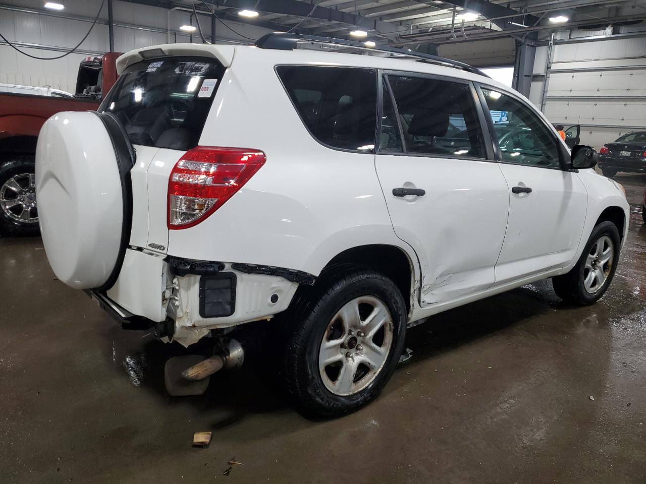 2012 Toyota RAV 4 VIN 2T3BF4DV9CW262281 Copart auction photo, rear end / side damage thumbnail 3
