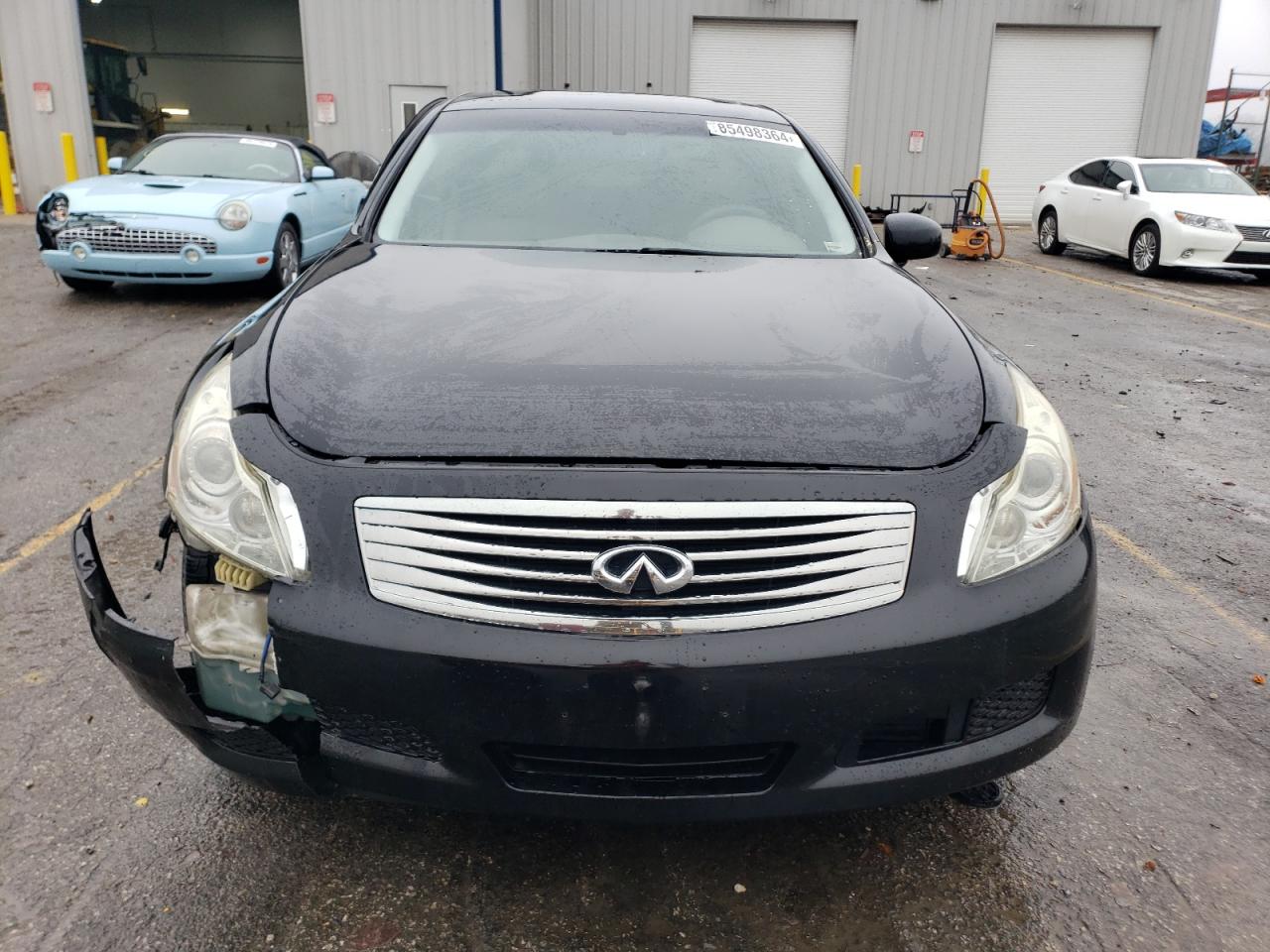 2007 Infiniti G VIN JNKBV61F67M822626 Copart auction photo, side / front end damage thumbnail 5