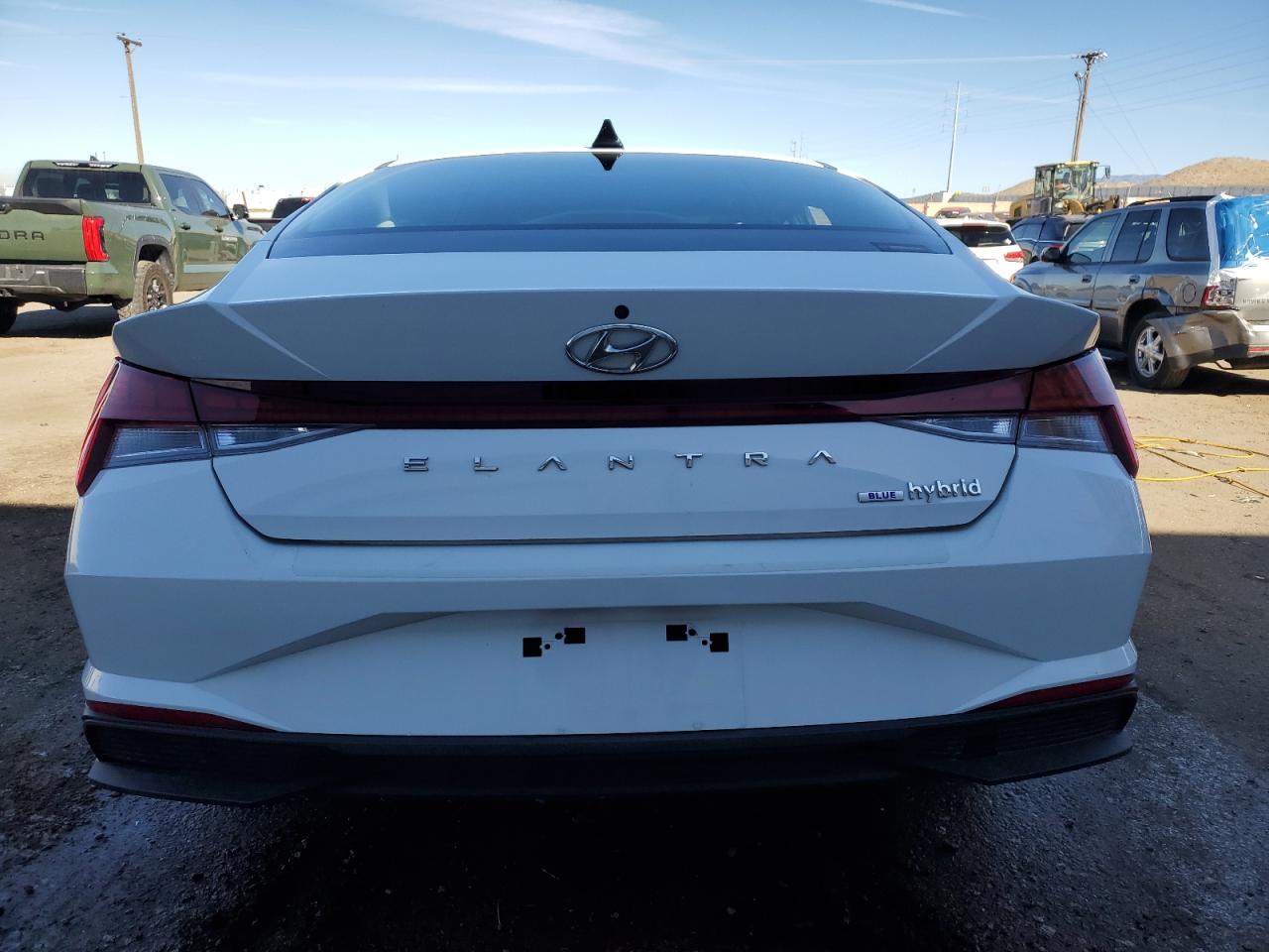2021 Hyundai Elantra VIN KMHLM4AJ1MU010708 Copart auction photo, front end / side damage thumbnail 6