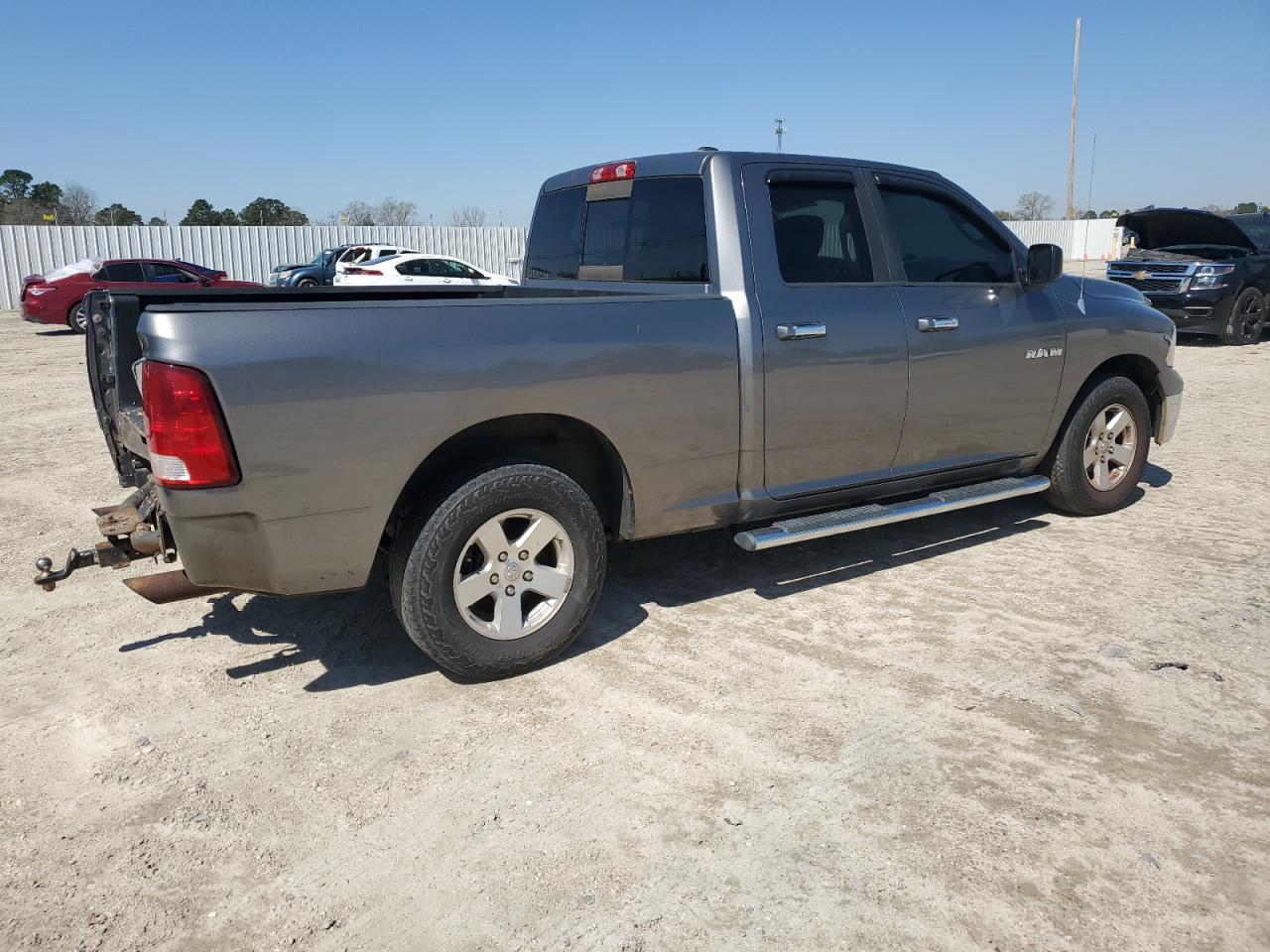 2010 Dodge RAM VIN 1D7RB1GPXAS159999 Copart auction photo, rear end damage thumbnail 3