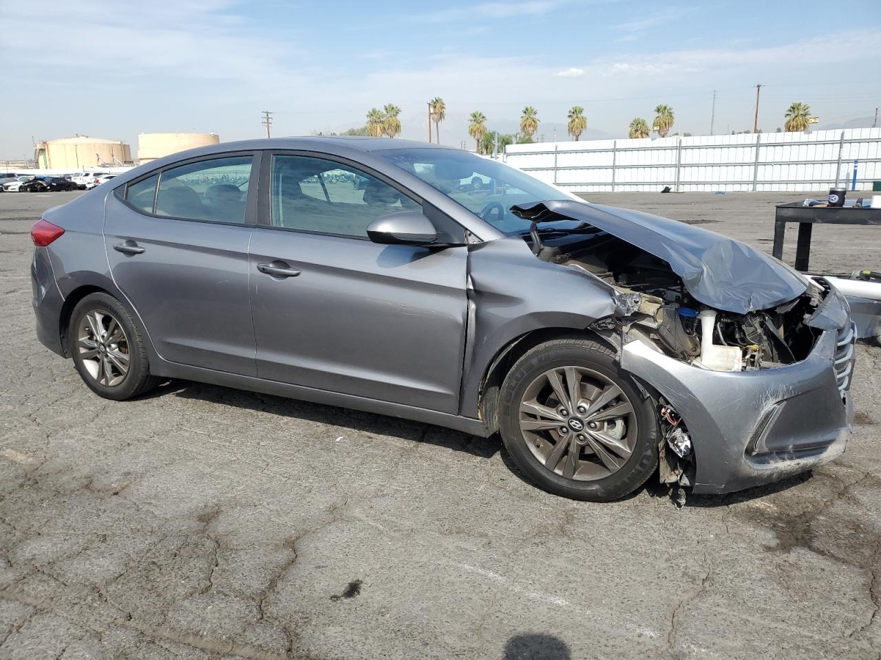 2018 Hyundai Elantra VIN 5NPD84LF3JH330933 Copart auction photo, front end damage thumbnail 4