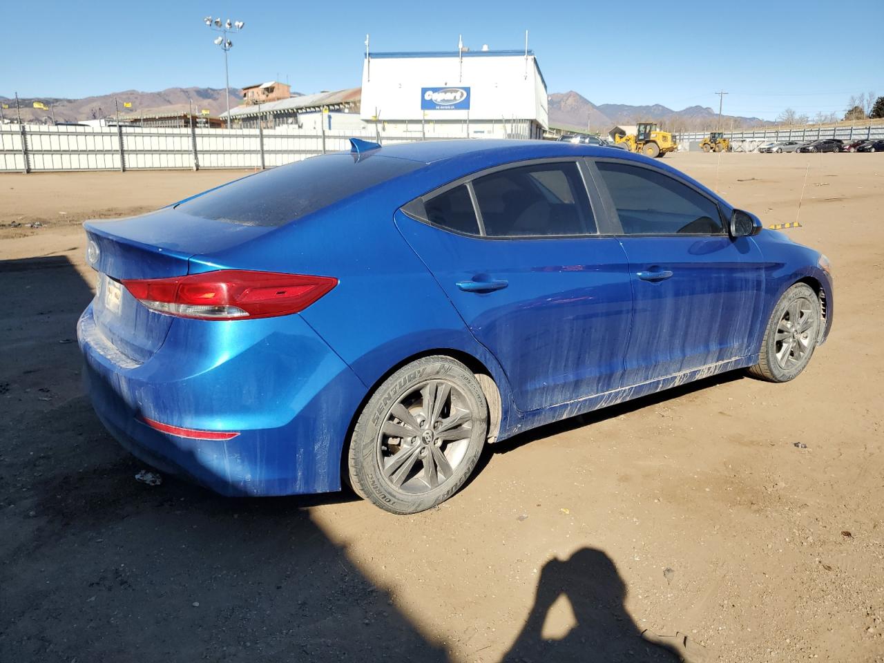 2018 Hyundai Elantra VIN 5NPD84LF4JH253540 Copart auction photo, side damage thumbnail 3