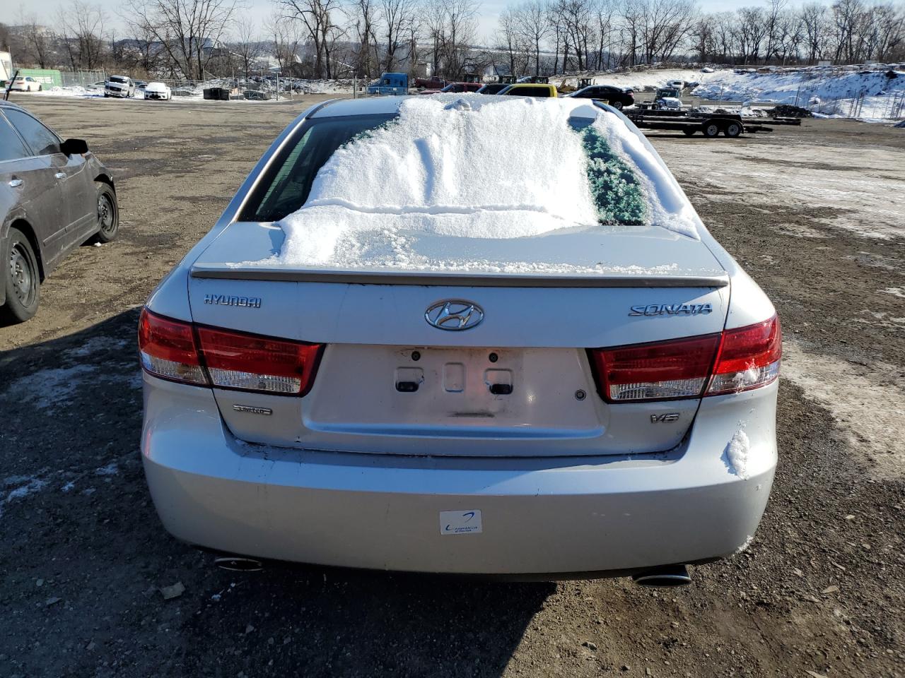 2007 Hyundai Sonata VIN 5NPEU46F37H266073 Copart auction photo, front end / minor dent/scratches damage thumbnail 6