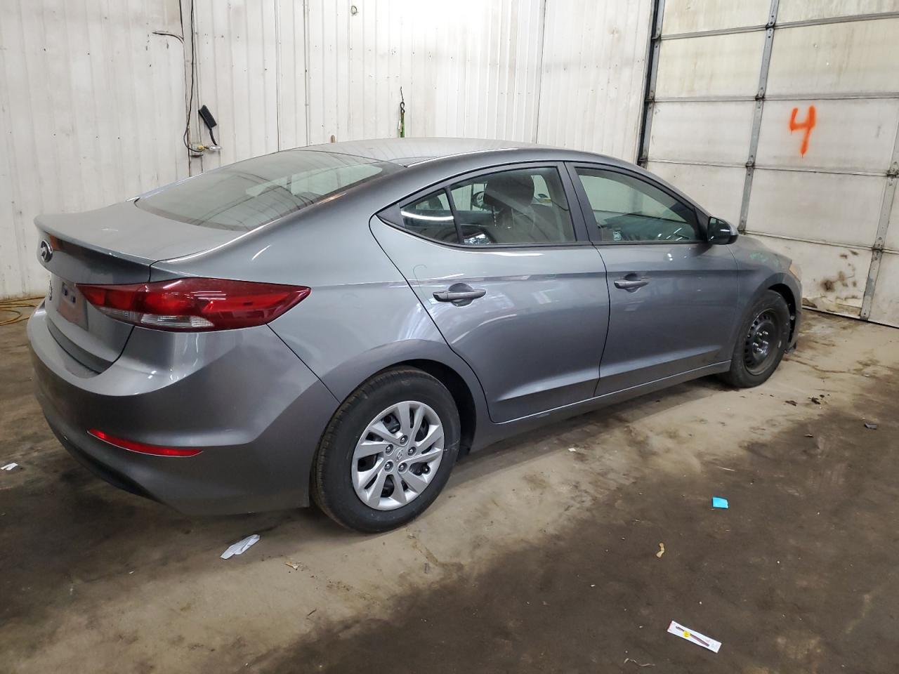 2018 Hyundai Elantra VIN KMHD74LF2JU633948 Copart auction photo, vandalism / front end damage thumbnail 3