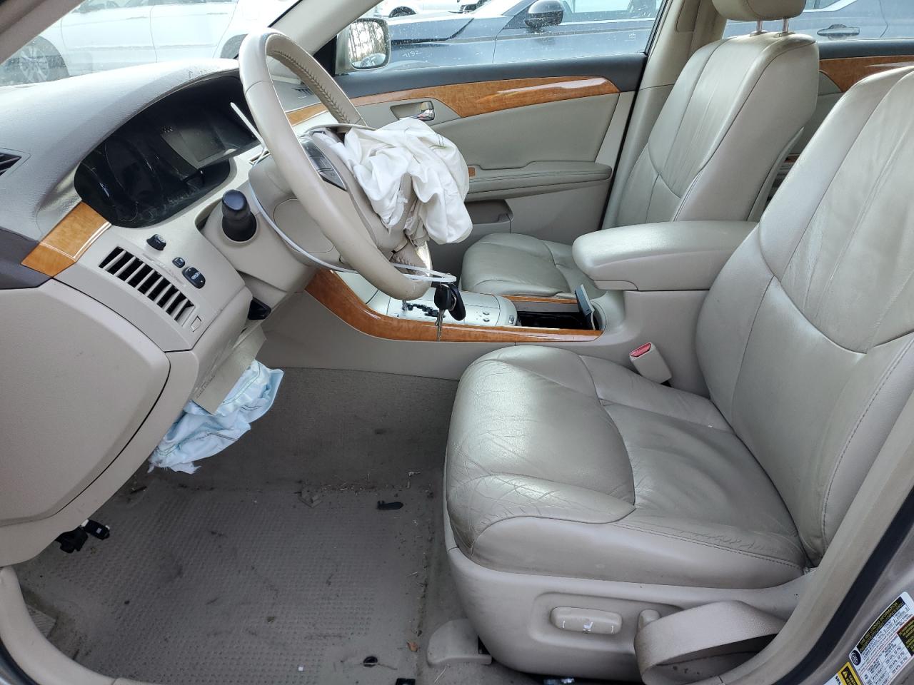 2007 Toyota Avalon VIN 4T1BK36B17U175143 Copart auction photo, undercarriage damage thumbnail 7