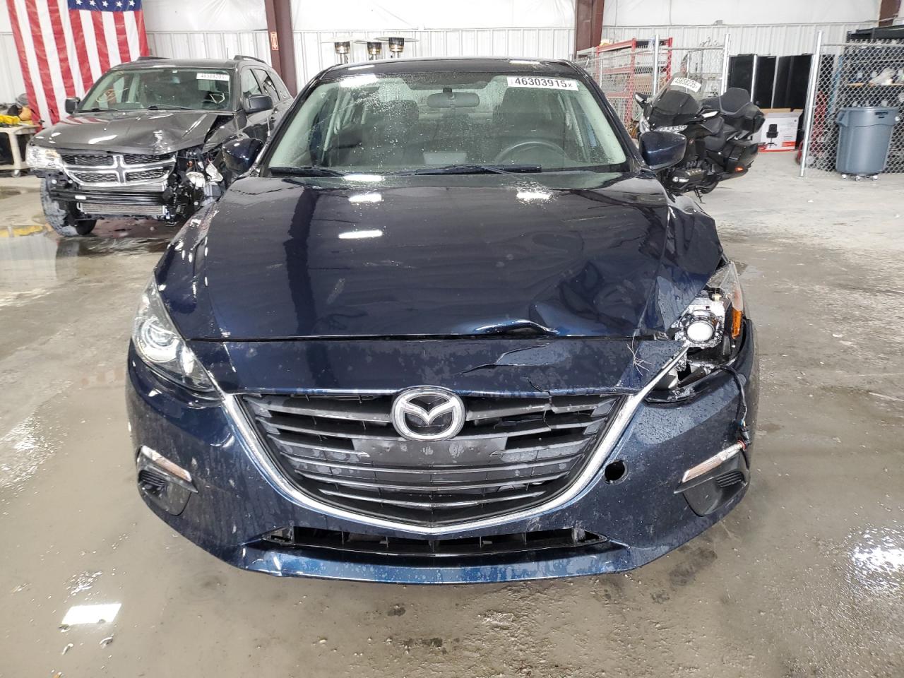 2015 Mazda 3 VIN 3MZBM1U74FM185358 Copart auction photo, front end / rear end damage thumbnail 5