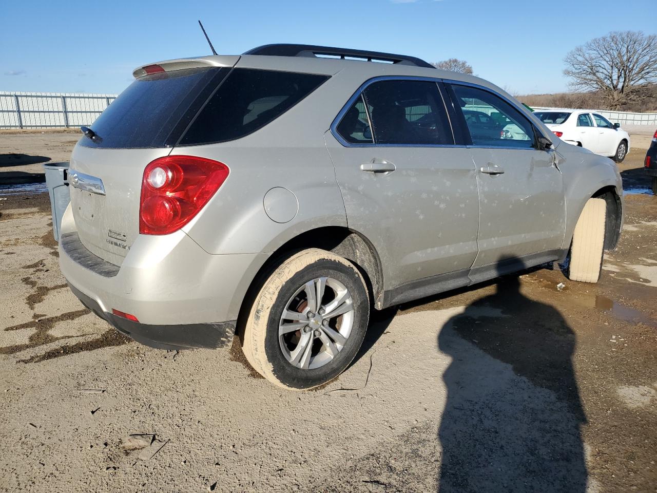 2013 Chevrolet Equinox VIN 2GNALPEK6D6326193 Copart auction photo, side / front end damage thumbnail 3