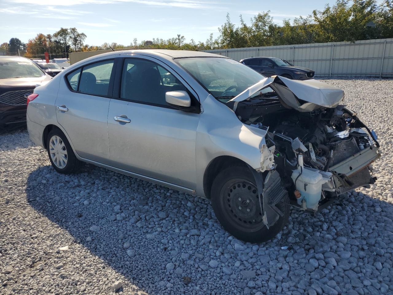 2019 Nissan Versa VIN 3N1CN7AP7KL842040 Copart auction photo, front end / side damage thumbnail 4