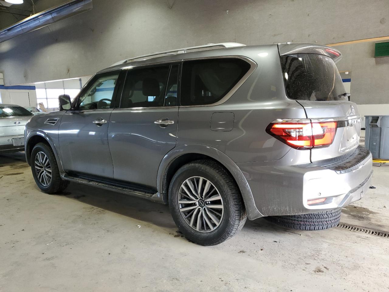 2024 Nissan Armada VIN JN8AY2BD8R9708079 Copart auction photo, side / all over damage thumbnail 2